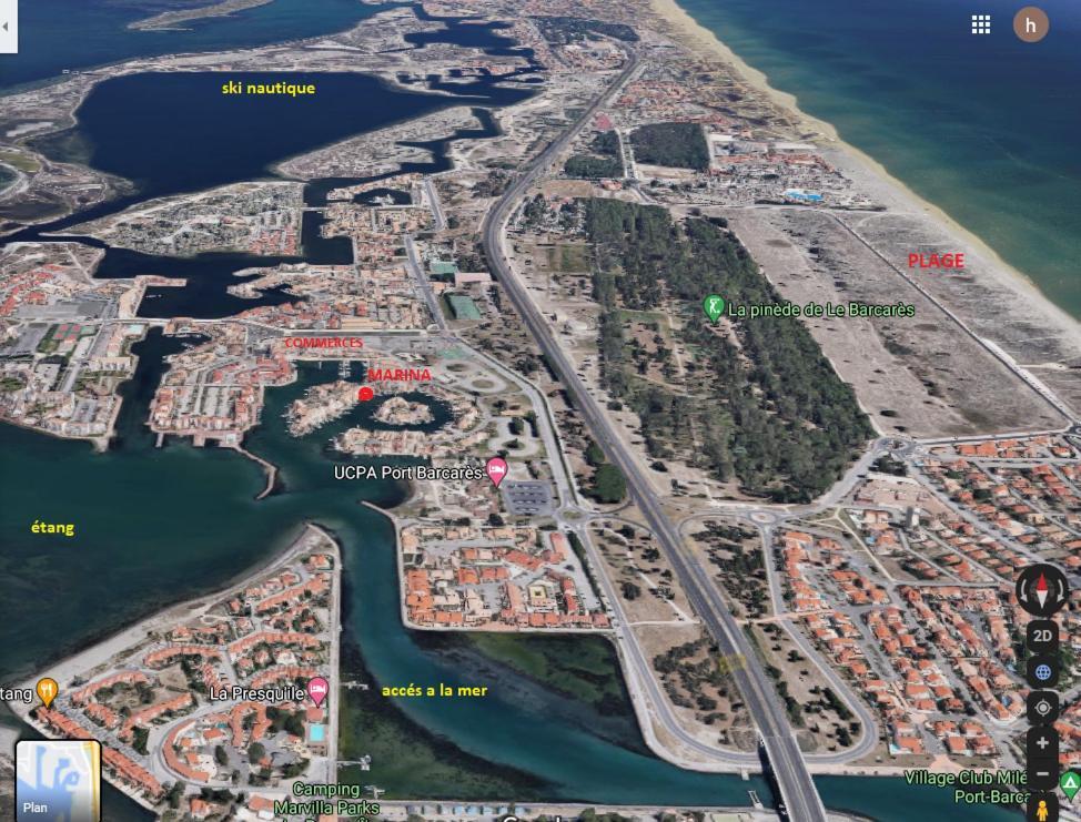 Ferienwohnung Marina Les Pieds Dans L Eau Le Barcarès Exterior foto