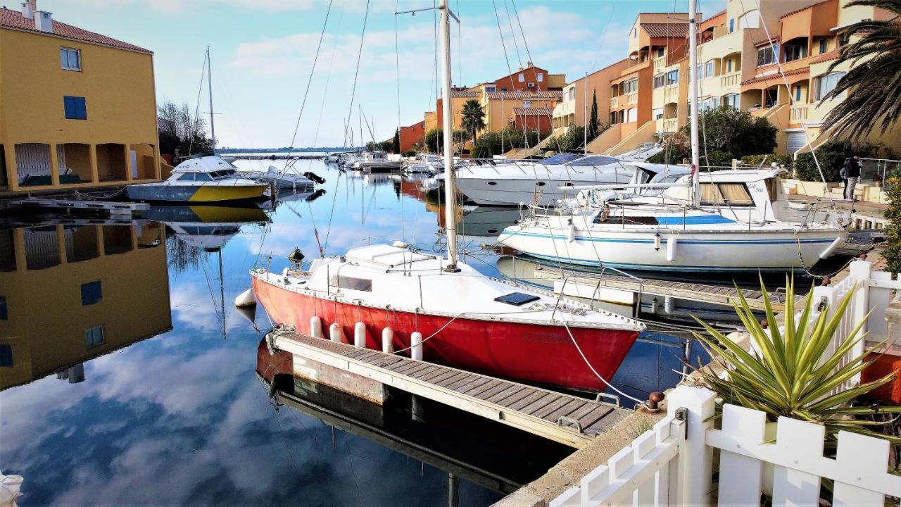 Ferienwohnung Marina Les Pieds Dans L Eau Le Barcarès Exterior foto